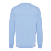 Iqoniq Zion Rundhals-Sweater aus recycelter Baumwolle Farbe: sky blue