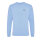 Iqoniq Zion Rundhals-Sweater aus recycelter Baumwolle Farbe: sky blue