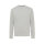 Iqoniq Denali ungefärbt. Rundhals-Sweater aus recycelter BW Farbe: heather grey