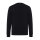 Iqoniq Etosha Lightweight Sweater aus recycelter Baumwolle Farbe: schwarz