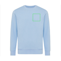 Iqoniq Etosha Lightweight Sweater aus recycelter Baumwolle Farbe: sky blue