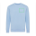 Iqoniq Etosha Lightweight Sweater aus recycelter Baumwolle Farbe: sky blue