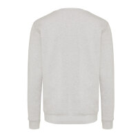 Iqoniq Etosha Lightweight Sweater aus recycelter Baumwolle Farbe: ungefärbte helles Grau