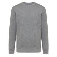 Iqoniq Etosha Lightweight Sweater aus recycelter Baumwolle Farbe: ungefärbte helles Anthrazit