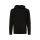 Iqoniq Jasper Hoodie aus recycelter Baumwolle Farbe: schwarz