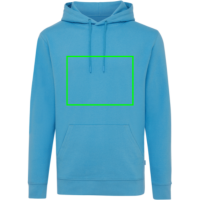 Iqoniq Jasper Hoodie aus recycelter Baumwolle Farbe: tranquil blue