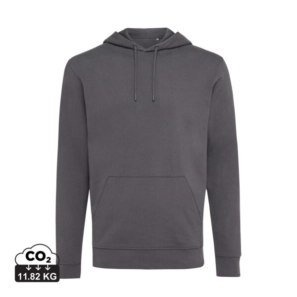 Iqoniq Jasper Hoodie aus recycelter Baumwolle Farbe: anthrazit