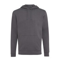 Iqoniq Jasper Hoodie aus recycelter Baumwolle Farbe: anthrazit