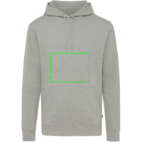 Iqoniq Torres ungefärbter Hoodie aus recycelter Baumwolle Farbe: heather grey