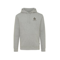 Iqoniq Torres ungefärbter Hoodie aus recycelter Baumwolle Farbe: heather grey