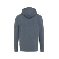 Iqoniq Torres ungefärbter Hoodie aus recycelter Baumwolle Farbe: heather navy