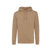 Iqoniq Torres ungefärbter Hoodie aus recycelter Baumwolle Farbe: heather brown