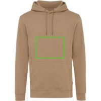 Iqoniq Torres ungefärbter Hoodie aus recycelter Baumwolle Farbe: heather brown