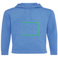 Iqoniq Torres ungefärbter Hoodie aus recycelter Baumwolle Farbe: heather blue