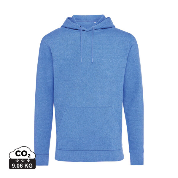 Iqoniq Torres ungefärbter Hoodie aus recycelter Baumwolle Farbe: heather blue