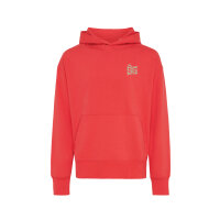 Iqoniq Yoho Relax-Hoodie aus recycelter Baumwolle Farbe: luscious red