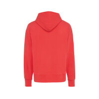 Iqoniq Yoho Relax-Hoodie aus recycelter Baumwolle Farbe: luscious red