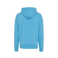 Iqoniq Yoho Relax-Hoodie aus recycelter Baumwolle Farbe: tranquil blue