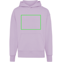 Iqoniq Yoho Relax-Hoodie aus recycelter Baumwolle Farbe: lavender