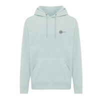 Iqoniq Trivor Mikrofleece-Kapuzen-Pulli aus recyc. Polyester Farbe: Iceberg green