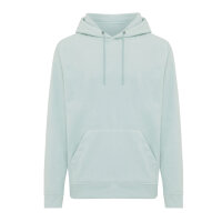 Iqoniq Trivor Mikrofleece-Kapuzen-Pulli aus recyc. Polyester Farbe: Iceberg green