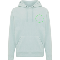 Iqoniq Trivor Mikrofleece-Kapuzen-Pulli aus recyc. Polyester Farbe: Iceberg green