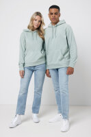 Iqoniq Trivor Mikrofleece-Kapuzen-Pulli aus recyc. Polyester Farbe: Iceberg green