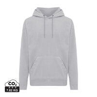 Iqoniq Trivor Mikrofleece-Kapuzen-Pulli aus recyc. Polyester Farbe: storm grey