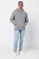 Iqoniq Trivor Mikrofleece-Kapuzen-Pulli aus recyc. Polyester Farbe: storm grey