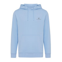 Iqoniq Rila Lightweight Hoodie aus recycelter Baumwolle Farbe: sky blue