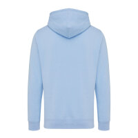 Iqoniq Rila Lightweight Hoodie aus recycelter Baumwolle Farbe: sky blue