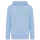 Iqoniq Rila Lightweight Hoodie aus recycelter Baumwolle Farbe: sky blue