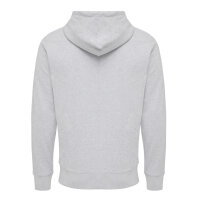 Iqoniq Abisko Zip-Kapuzenpullover aus recycelter Baumwolle Farbe: heather grey