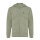 Iqoniq Abisko Zip-Kapuzenpullover aus recycelter Baumwolle Farbe: heather green