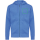 Iqoniq Abisko Zip-Kapuzenpullover aus recycelter Baumwolle Farbe: heather blue