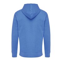 Iqoniq Abisko Zip-Kapuzenpullover aus recycelter Baumwolle Farbe: heather blue