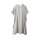 VINGA Tolo Hamam Frottee Strandponcho Farbe: grau, off white