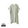 VINGA Tolo Hamam Frottee Strandponcho Farbe: grün, off white