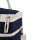 VINGA Volonne AWARE™ Kühlkorb aus recyceltem Canvas Farbe: navy blau, off white