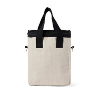 VINGA Volonne AWARE™ Kühltasche aus recyceltem Canvas Farbe: off white, schwarz