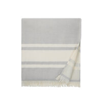 VINGA Tolo Hamam-Frottierhandtuch Farbe: grau, off white