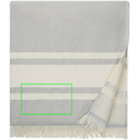 VINGA Tolo Hamam-Frottierhandtuch Farbe: grau, off white