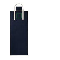 VINGA Volonne AWARE™ Strandmatte aus recyceltem Canvas Farbe: navy blau, off white