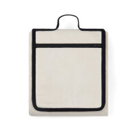 VINGA Volonne AWARE™ Picknickdecke aus recyceltem Canvas Farbe: off white, schwarz