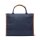 VINGA Bosler Büro-Tasche aus RCS recyceltem Canvas Farbe: navy blau