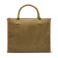 VINGA Bosler Büro-Tasche aus RCS recyceltem Canvas Farbe: grün