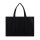 VINGA Hilo AWARE™ Maxi-Tasche aus recyceltem Canvas Farbe: schwarz