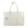 VINGA Hilo AWARE™ Maxi-Tasche aus recyceltem Canvas Farbe: off white