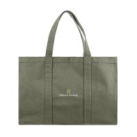 VINGA Hilo AWARE™ Maxi-Tasche aus recyceltem Canvas Farbe: grün