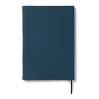 VINGA Baltimore GRS-zertifiziertes Papier & PU-Notizbuch Farbe: navy blau